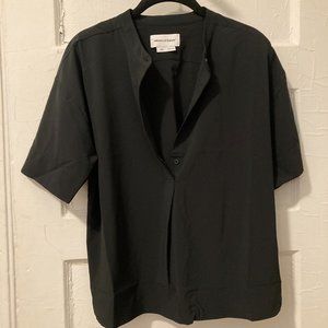 Ministry of Supply | black women's Juno boxy blouse